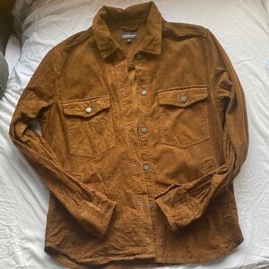 Jeremiah American legacy Brown Corduroy Shirt Jacket size small